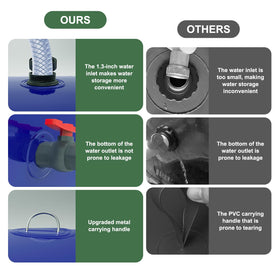 ZSLTLDU collapsible water storage for compact trunk or shed storage