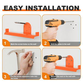 ZSLTLDU quick installation on walls, concrete, or wood.