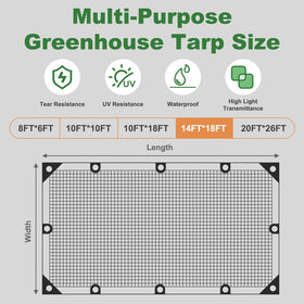 ZSLTLDU rust resistant hardware improves tarp durability outdoors
