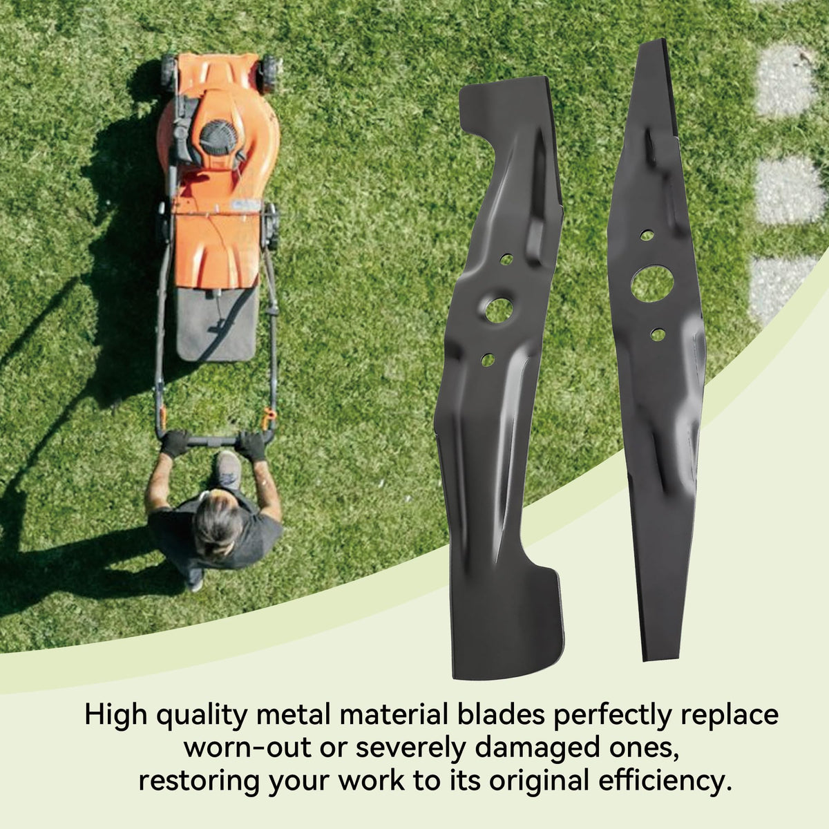 ZTF compatibility with Honda HRR216 and HRX217 models enables even cuts.