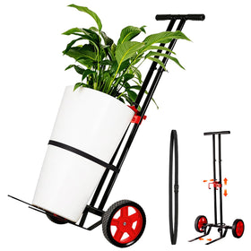ZThrgran dolly cart wheels facilitate effortless plant movement across surfaces