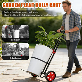 ZThrgran heavy-duty plant caddy supports up to 175 lbs for larger planters
