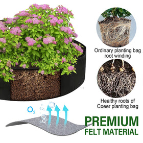 ZtohPyo grow bag with four handles for easy transport.