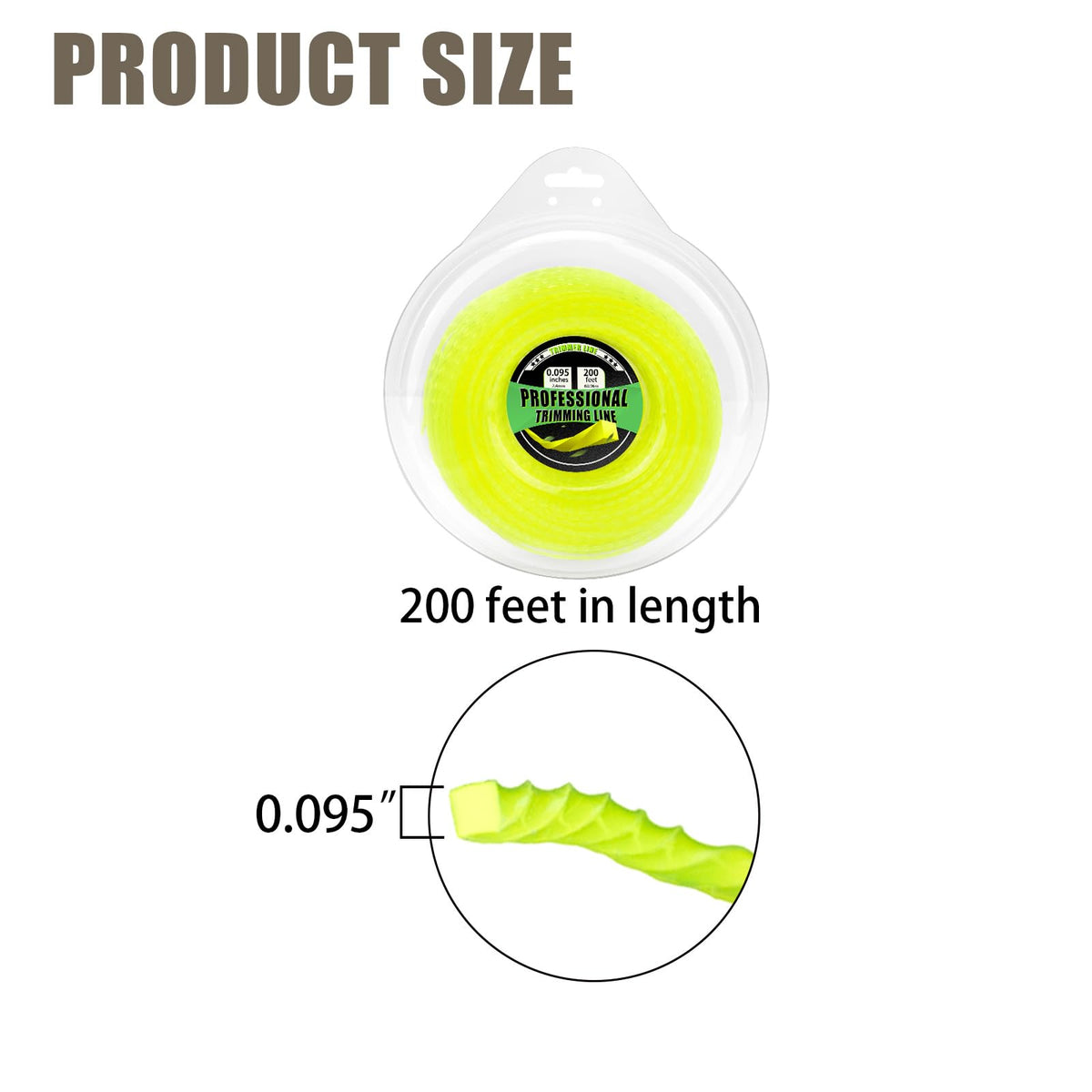 ZTTM 200-foot spool shown for extended use between replacements.