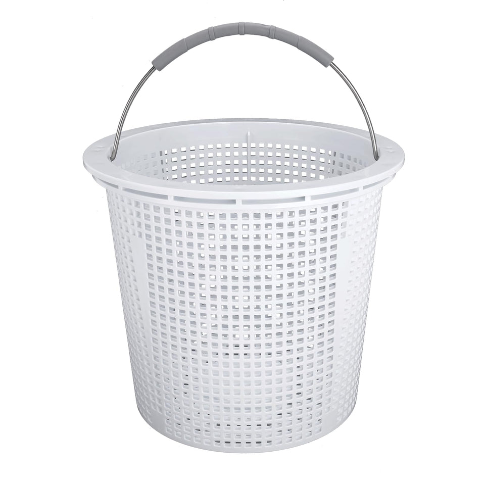 ZTTM 8-inch skimmer basket with built-in weight keeps debris securely captured.