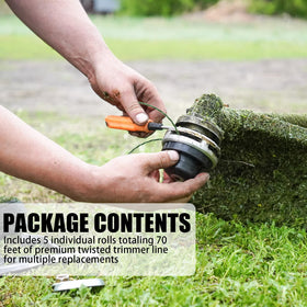 ZTTM ready-to-use pre-cut lengths save time during lawn edging.