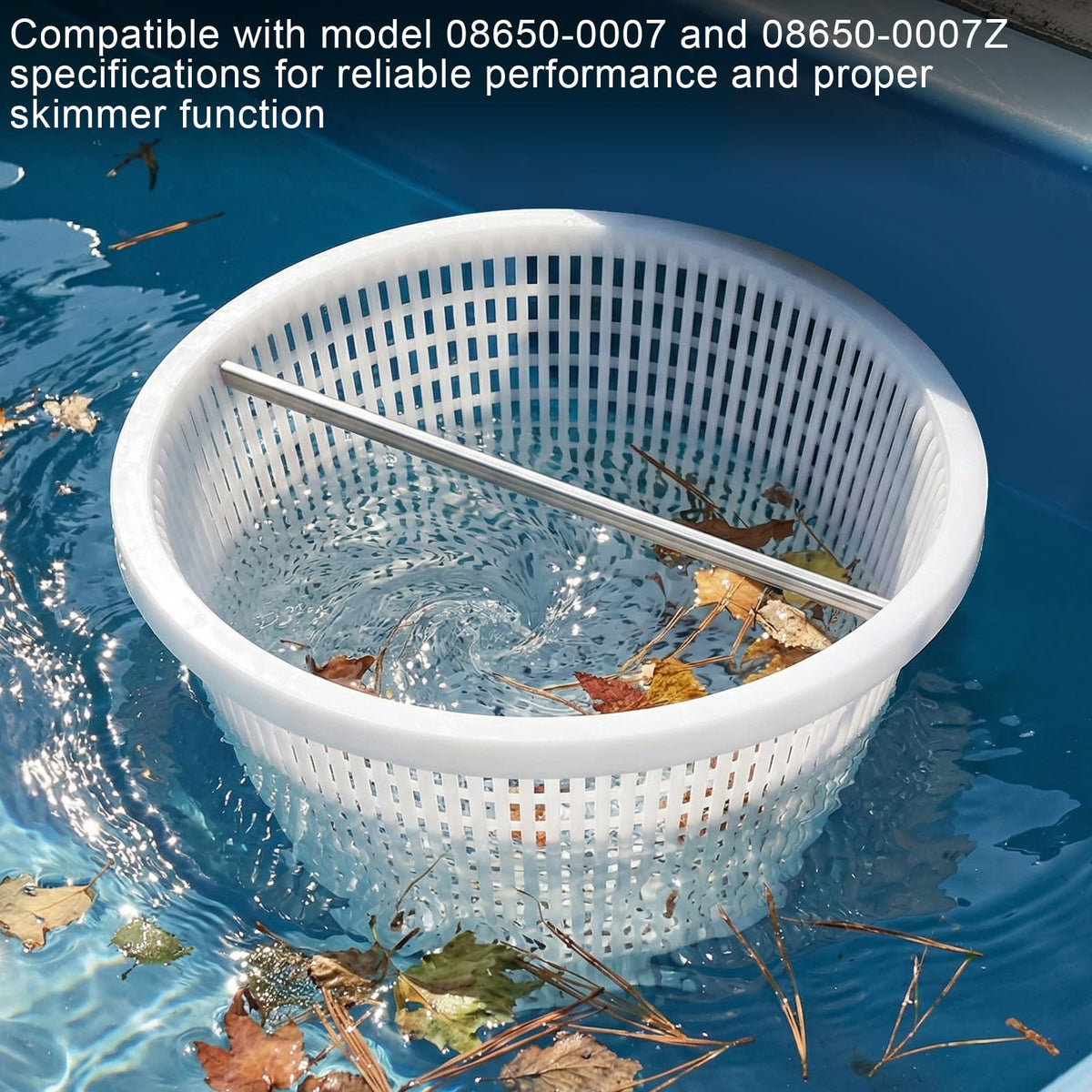 ZTTM skimmer basket traps leaves and debris before reaching the pump