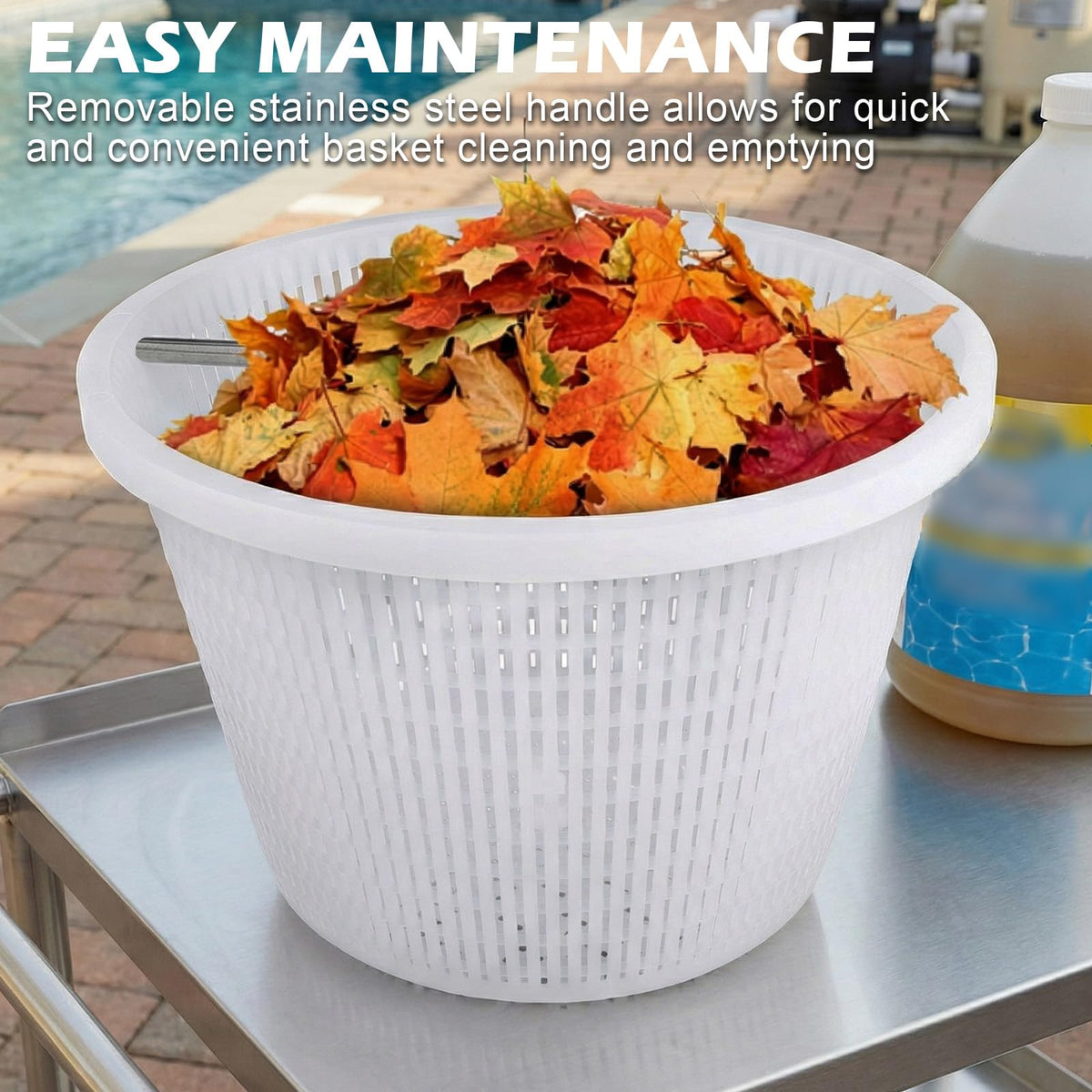 ZTTM skimmer basket designed for standard U-3 skimmers for snug fit