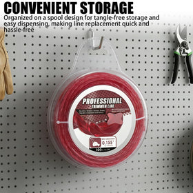 ZTTM spool storage image shows tangle-free line dispensing