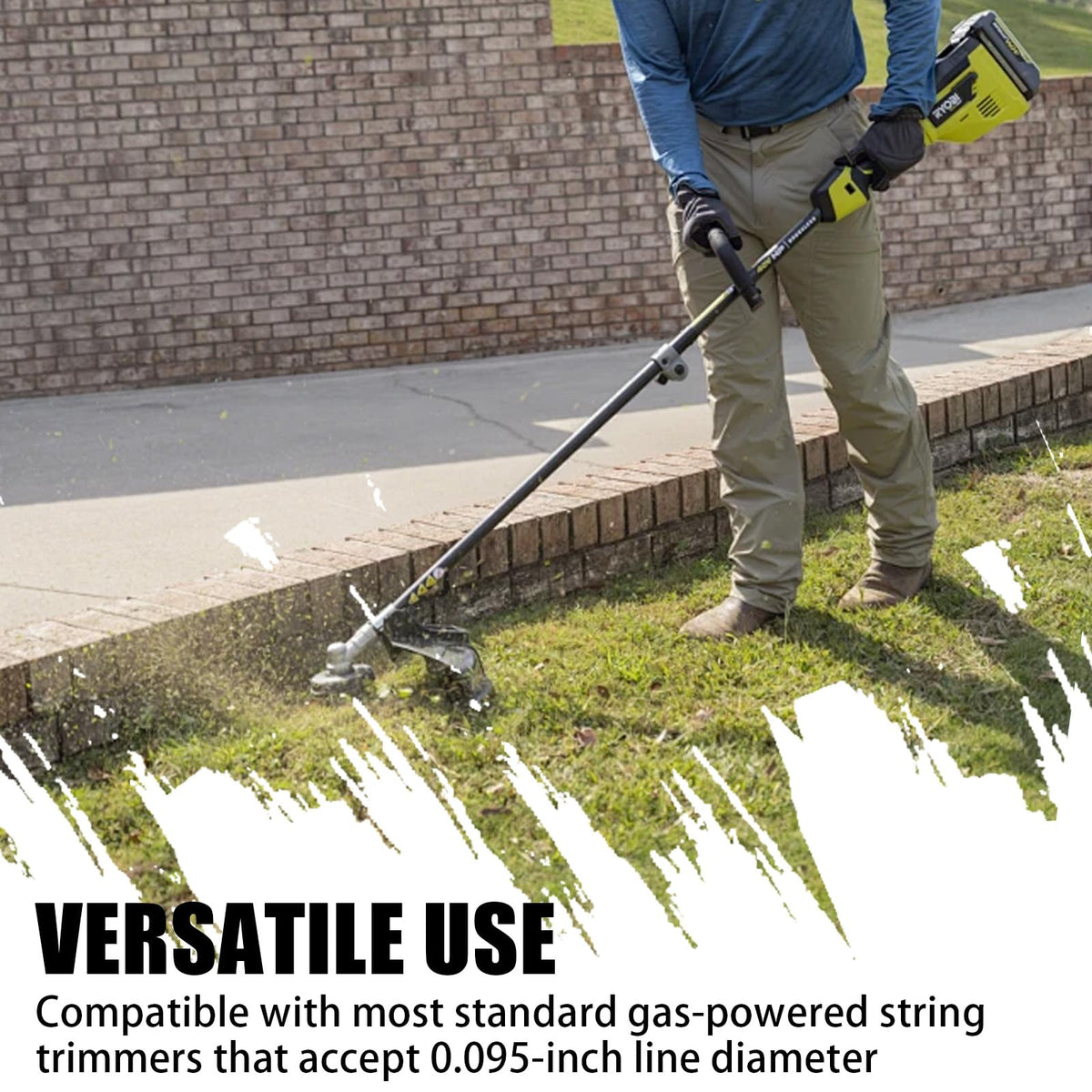 Twisted design improves cutting efficiency and lowers noise.