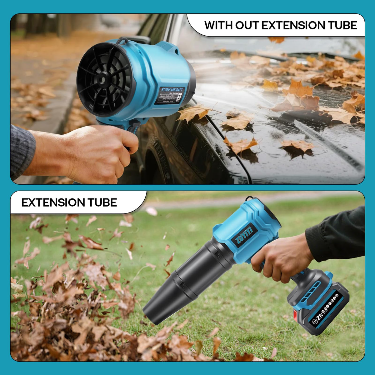 ZUYIYI lightweight ergonomic grip supports comfortable, one-handed operation.