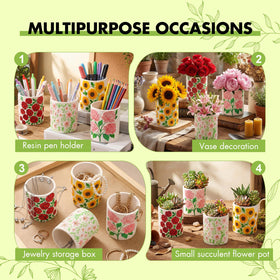 Zubebe compact succulent pot ready to decorate at home
