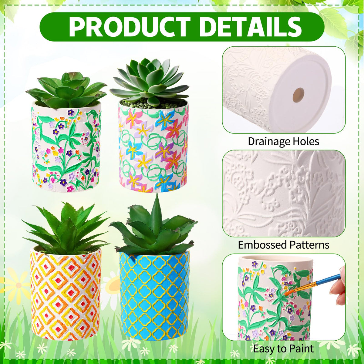 Zubebe glossy white ceramic surface highlights paintwork and easy cleaning.