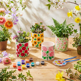 Zubebe Rose-embossed pot kit for DIY art projects