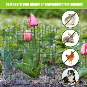 Zubebe vinyl-coated wire ensures durable, fade-resistant plant protection.