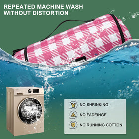 ZUBOND picnic blanket waterproof bottom layer keeps surfaces dry on damp grass or sand