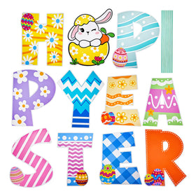 ZUDKSUY Easter yard sign large size enables easy festive display