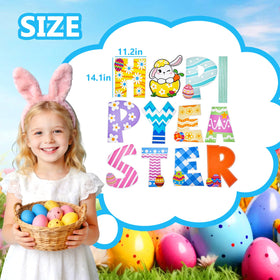 ZUDKSUY Easter yard sign welcomes guests, adds charming curb appeal