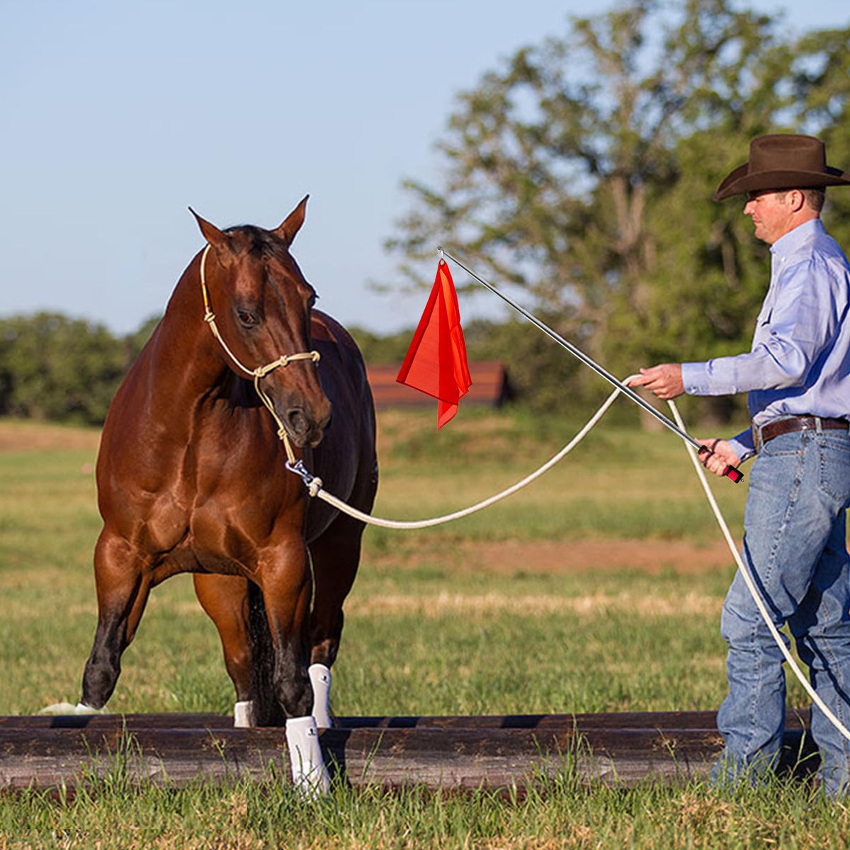 ZUDKSUY 18inch blue training flag supports color-coded drills.