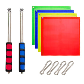 ZUDKSUY metal ring buckles enable fast flag attachment and secure use.