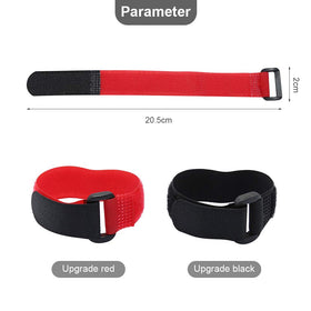 ZUDKSUY No Crow Rooster Collar in black and red fits poultry safely