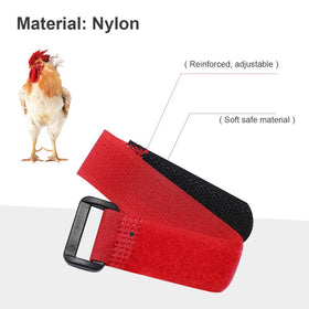 4-piece pack includes durable no-crow collars for quick rotation