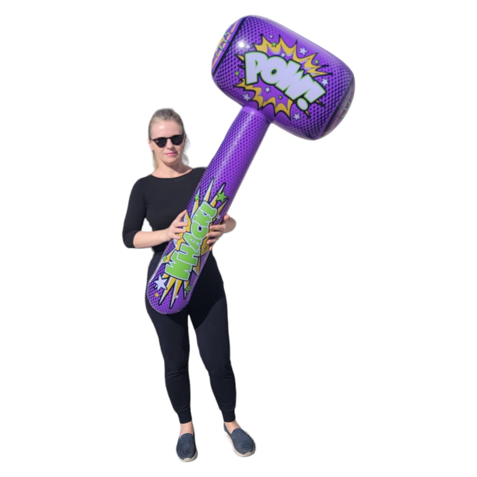 Zugar Land huge 52in POW jumbo mallet in action for epic play battles.