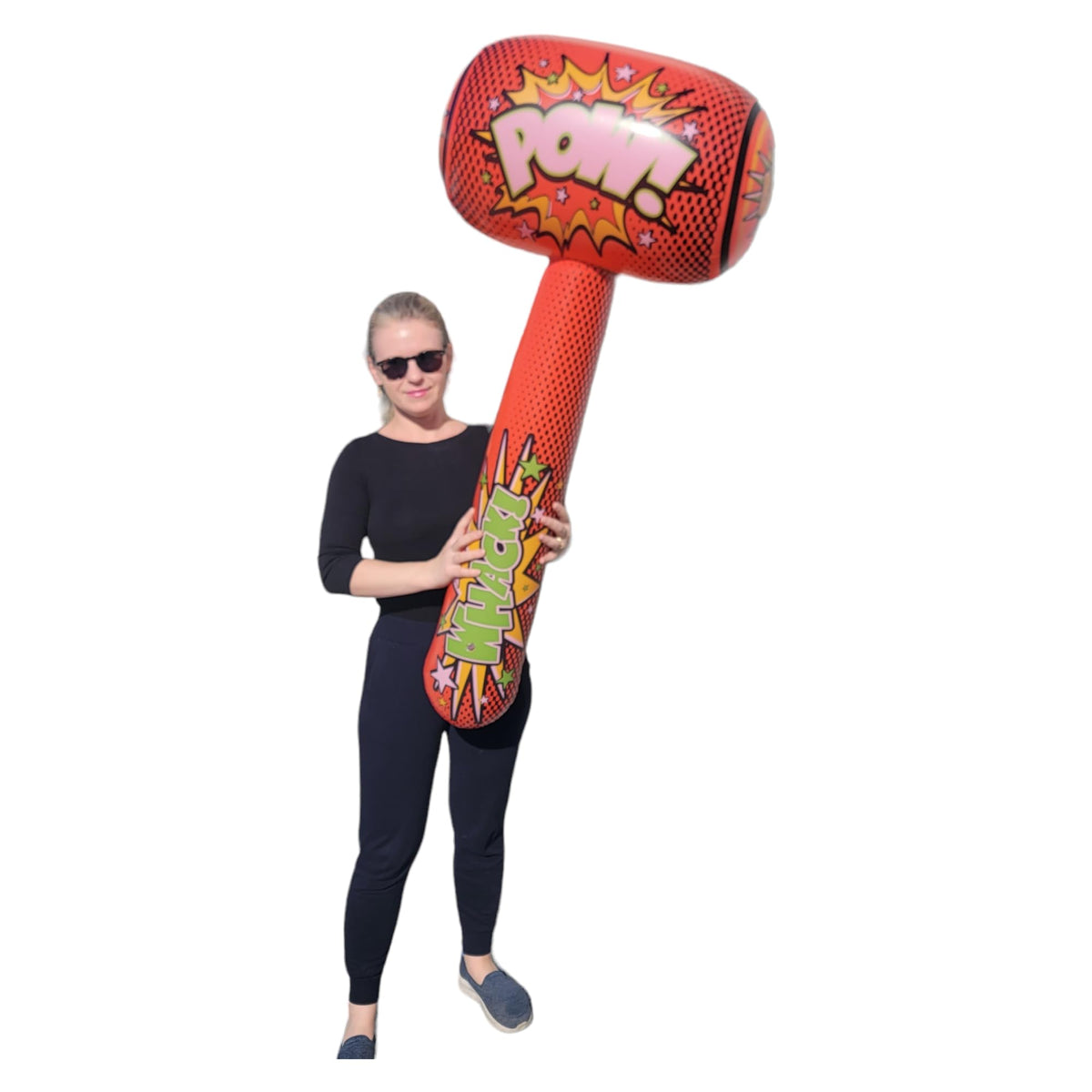 Zugar Land party-favorite red hammer doubles as carnival prize and classroom incentive.