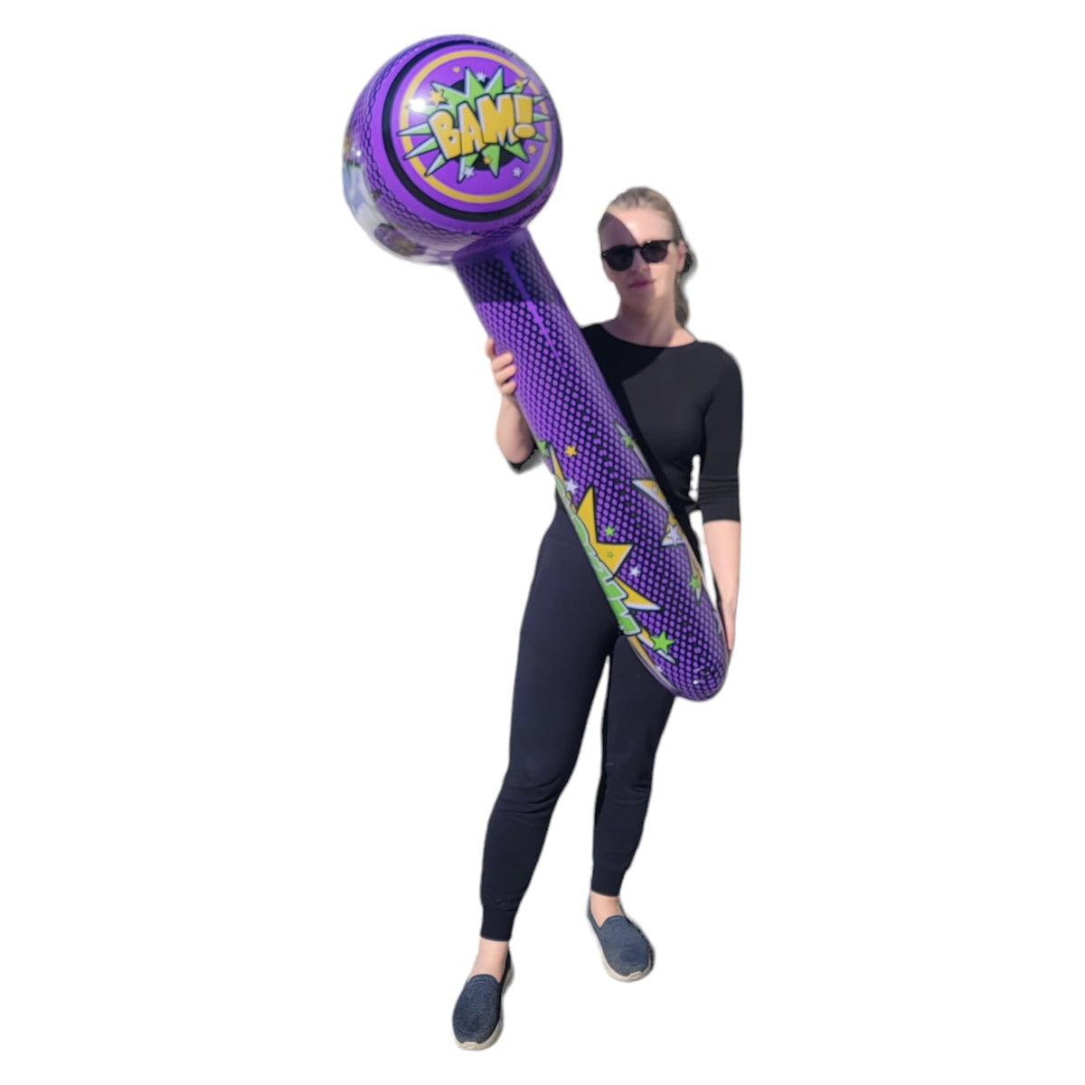 Zugar Land setup-friendly inflatable hammer used for quick play arenas.