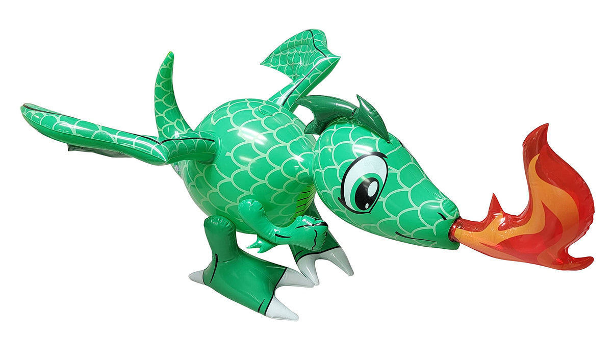 Zugar Land vinyl inflatables, 30-inch dragons for bright party ambiance.