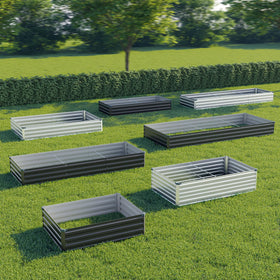 Zunatu durable galvanized steel bed ready for long-term outdoor planting.