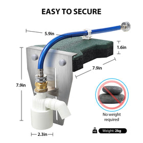 Zuomeng anti-slip base keeps the leveler secure on flat or raised-edge pools.