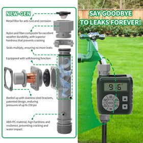 Zuomeng Sprinkler Timer LCD display for clear outdoor programming.