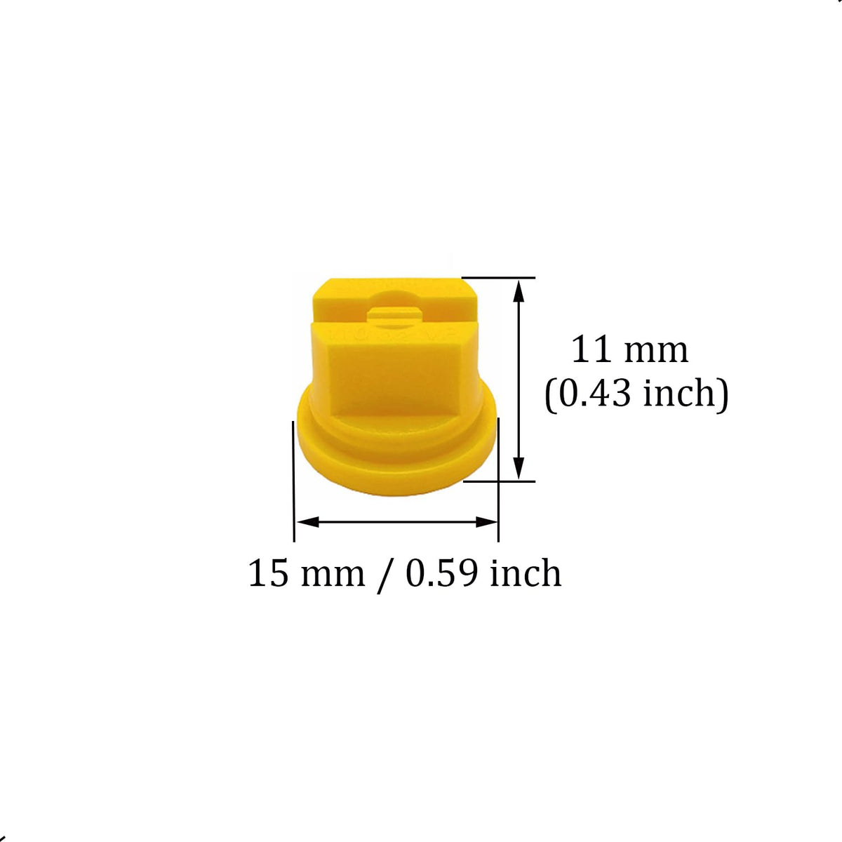 ZUPAYIPA 0.2mm nozzle provides controlled flow and larger droplets.