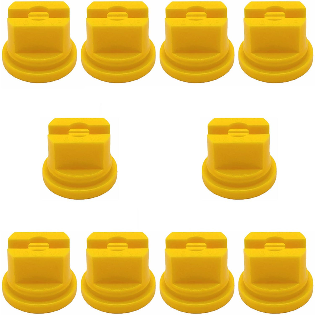 ZUPAYIPA flat-fan spray tip in yellow delivers precise 110-degree coverage.