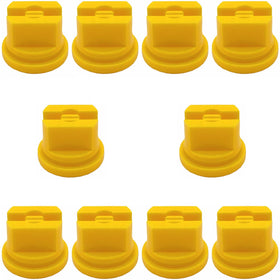 ZUPAYIPA flat-fan spray tip in yellow delivers precise 110-degree coverage.