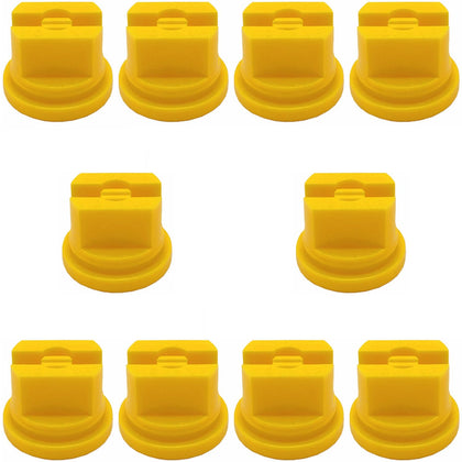 ZUPAYIPA flat-fan spray tip in yellow delivers precise 110-degree coverage.