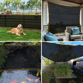 Zuppolma shade cloth carport and gazebo privacy shade.