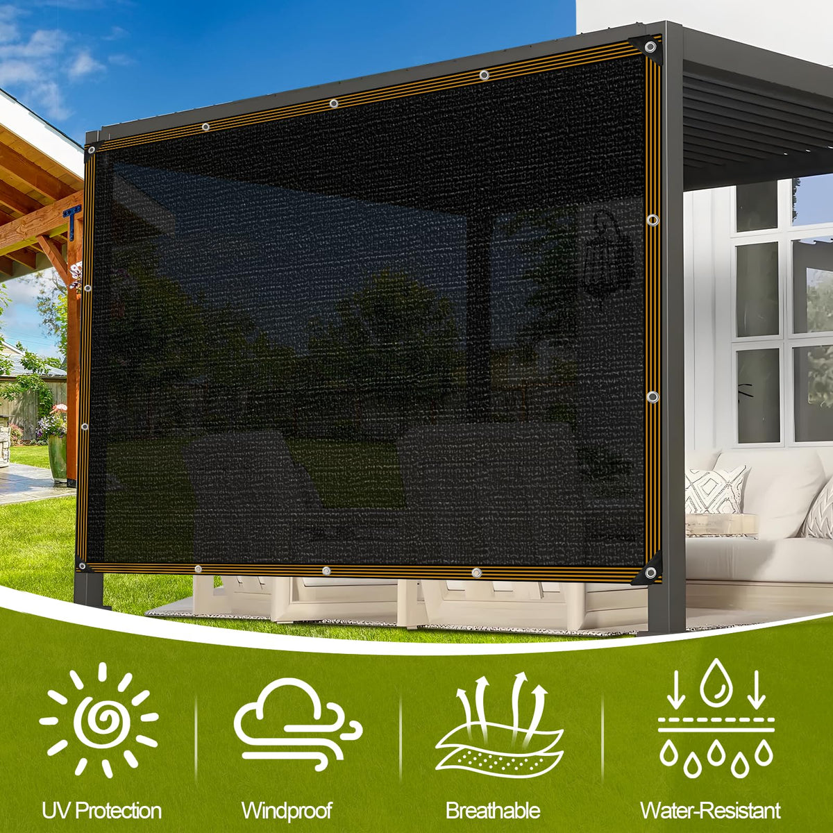Zuppolma shade cloth greenhouse use shields delicate plants while staying breathable.