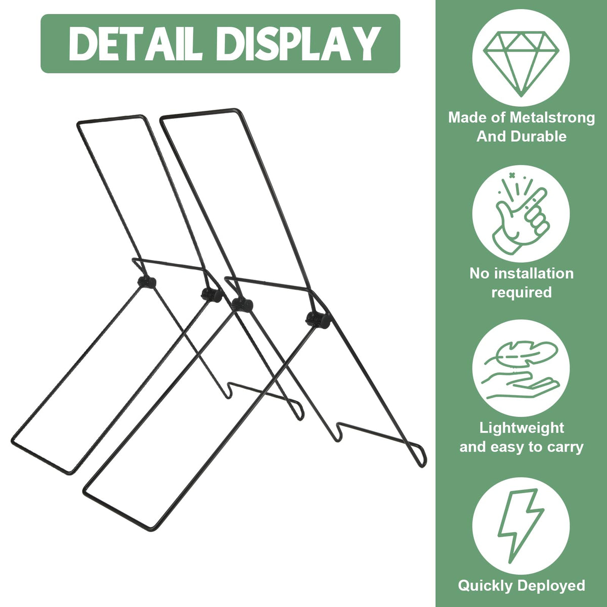ZUQIAN arc-stable design provides reliable support on grass, decks, or gravel.