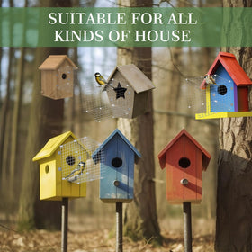 ZUUDYSEN Bluebird house protection guards fit standard holes securely.