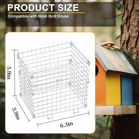 ZUUDYSEN Metal wire entrance guard for bluebird nesting protection.