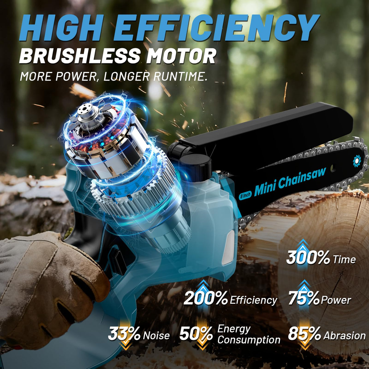 ZUYIYI extendable pole reaches up to 8 feet for hard-to-reach branches.