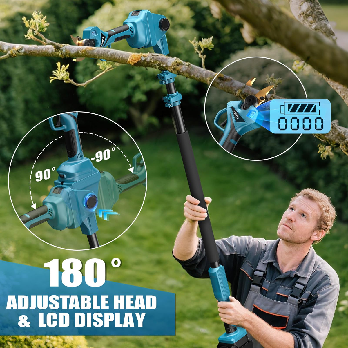 ZUYIYI works with Makita 18V batteries for versatile power.