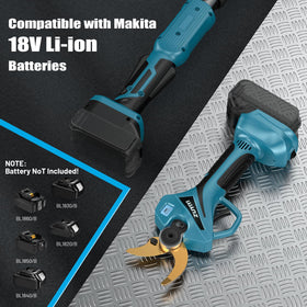 ZUYIYI cordless pruner handheld mode enables precise low-branch trimming.