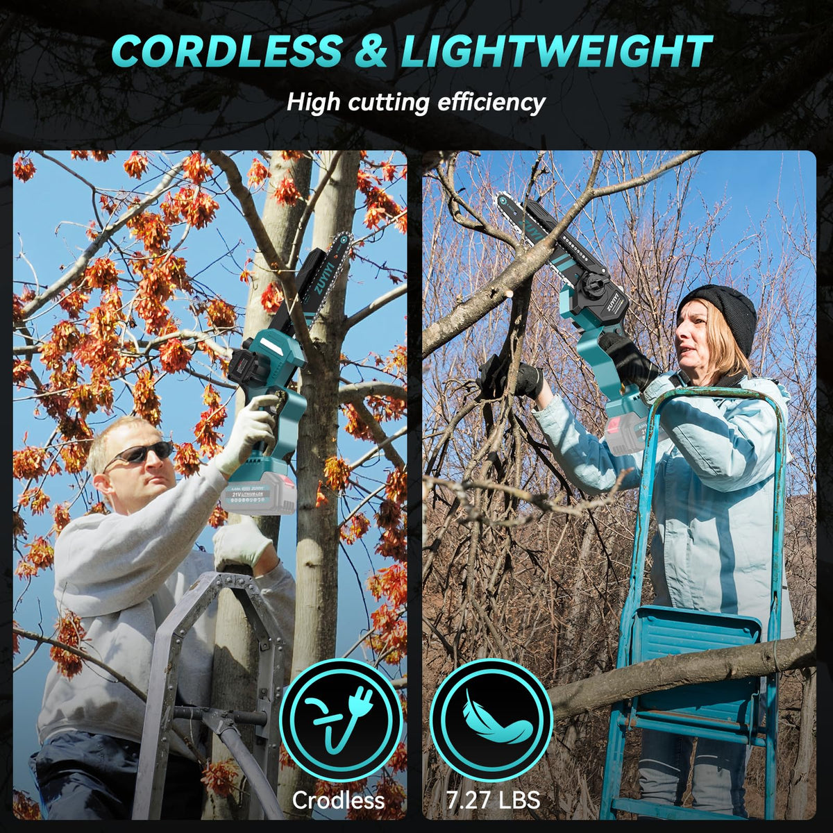 ZUYIYI ideal for garden pruning, shrubs, and light wood cutting.