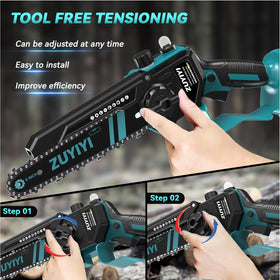 ZUYIYI safety guard and lock prevent accidental starts during use.