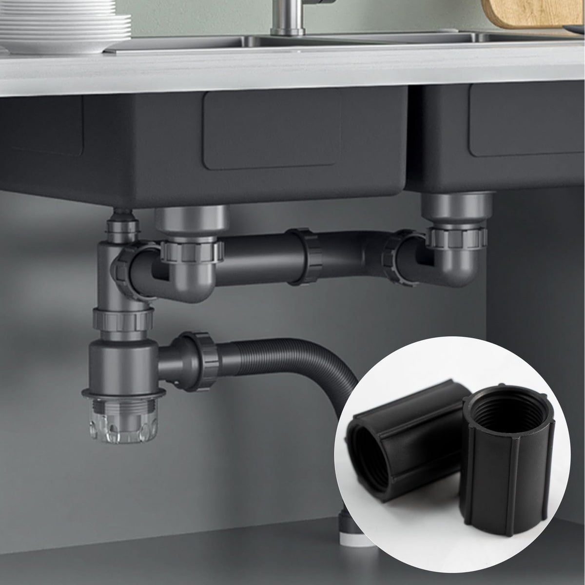 Zuylikxy durable PVC NPT connector highlights quick, secure installations.