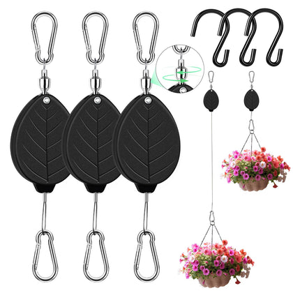 ZUZUAN 2026 upgraded retractable plant hanger for versatile garden use.
