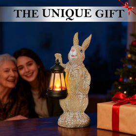 Outdoor resin sculpture withstands weather, perfect for yard decor
